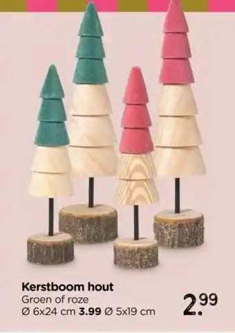 Xenos Kerstboom hout aanbieding