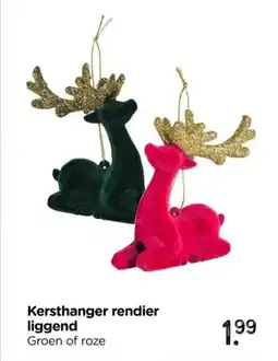 Xenos Kersthanger rendier liggend aanbieding