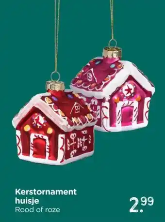 Xenos Kerstornament huisje aanbieding