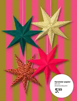 Xenos Kerstster papier aanbieding
