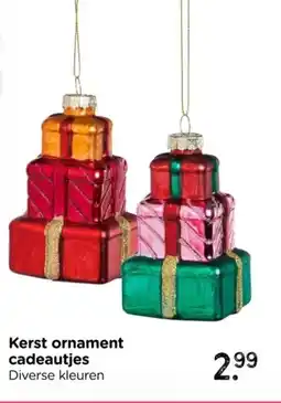 Xenos Kerst ornament cadeautjes aanbieding