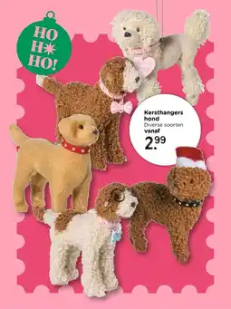 Xenos Kersthangers hond aanbieding
