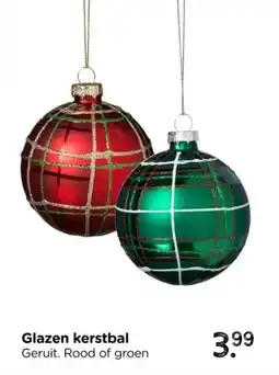 Xenos Glazen kerstbal aanbieding