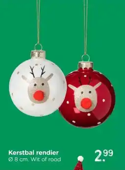 Xenos Kerstbal rendier aanbieding