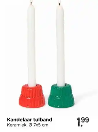 Xenos Kandelaar tulband Keramiek. aanbieding