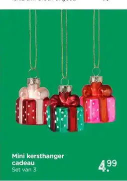 Xenos Mini kersthanger cadeau aanbieding