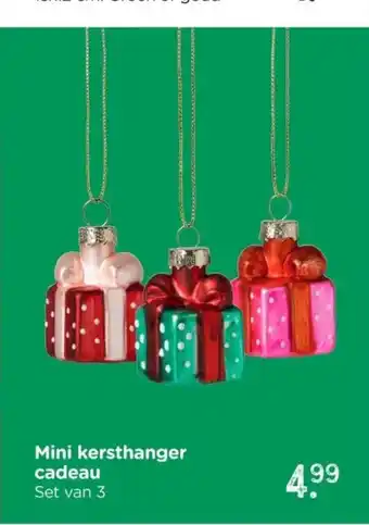 Xenos Mini kersthanger cadeau aanbieding