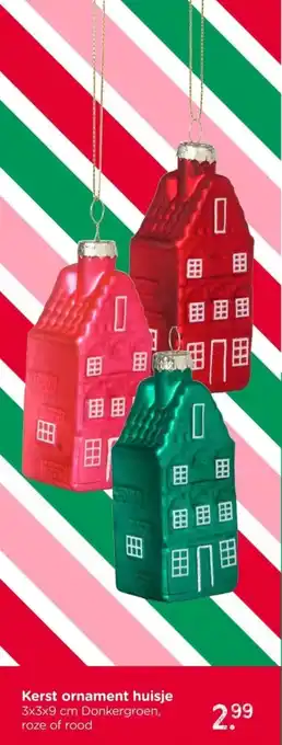 Xenos Kerst ornament huisje aanbieding