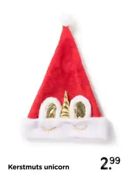 Xenos Kerstmuts unicorn aanbieding