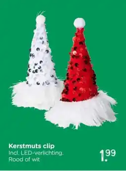 Xenos Kerstmuts clip aanbieding