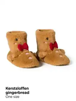 Xenos Kerstsloffen gingerbread aanbieding
