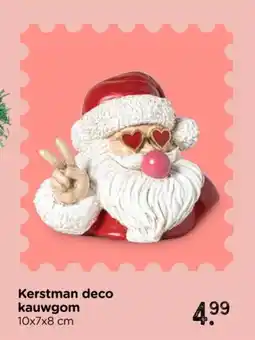 Xenos Kerstman deco kauwgom aanbieding