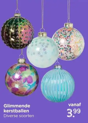 Xenos Glimmende kerstballen aanbieding