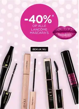 ICI Paris XL ALLE LANCÔME MASCARA'S aanbieding