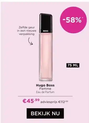 ICI Paris XL Hugo Boss aanbieding