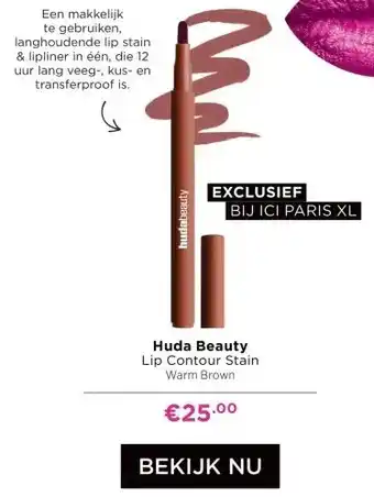 ICI Paris XL Huda Beauty aanbieding