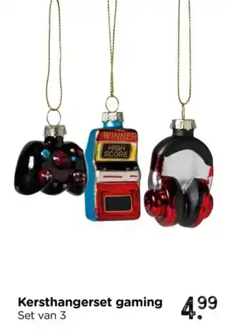 Xenos Kersthangerset gaming aanbieding