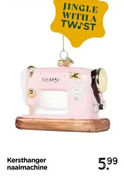 Xenos Kersthanger naaimachine aanbieding