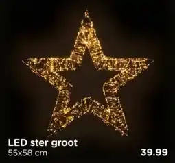 Xenos LED ster groot aanbieding
