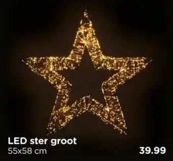 Xenos LED ster groot aanbieding