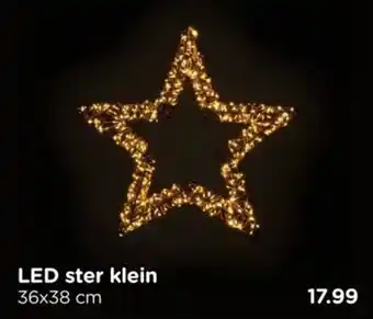 Xenos LED ster klein aanbieding