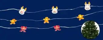 Xenos LED slinger rendier, gingerbread of strikjes aanbieding