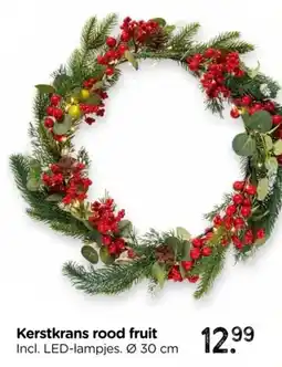 Xenos Kerstkrans rood fruit aanbieding