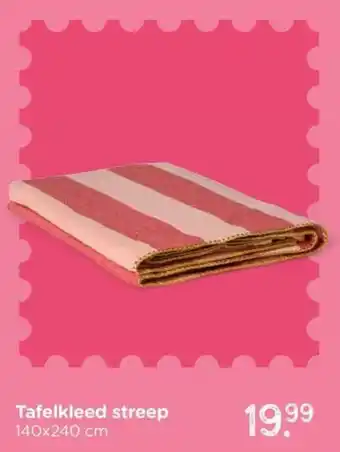 Xenos Tafelkleed streep aanbieding