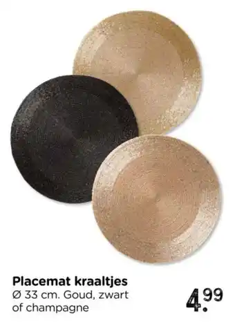 Xenos Placemat kraaltjes aanbieding