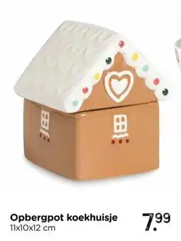 Xenos Opbergpot koekhuisje aanbieding