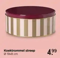 Xenos Koektrommel streep aanbieding