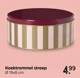 Xenos Koektrommel streep aanbieding