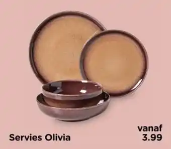 Xenos Servies Olivia aanbieding