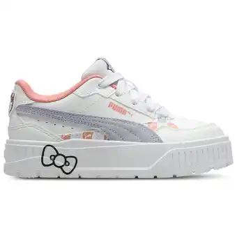 Foot Locker Puma Hello Kitty Peuterschoenen - Wit - Maat 28 - Leer aanbieding