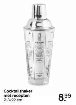 Xenos Cocktailshaker met recepten aanbieding