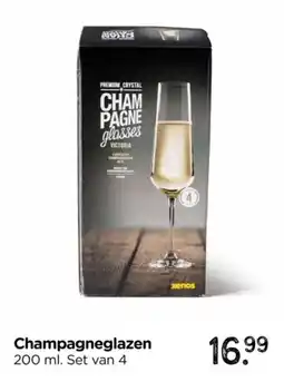 Xenos Champagneglazen aanbieding