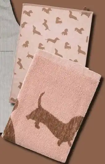 Xenos Keukendoek of theedoek teckel aanbieding