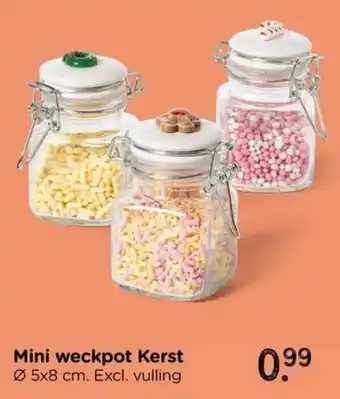 Xenos Mini weckpot Kerst aanbieding