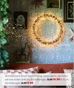 Intratuin Verlichte krans aanbieding