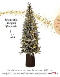 Intratuin Kunstkerstboom op stam aanbieding