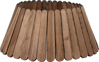 Intratuin Everlands kerstboommand donker bruin D 70 H 28 cm aanbieding