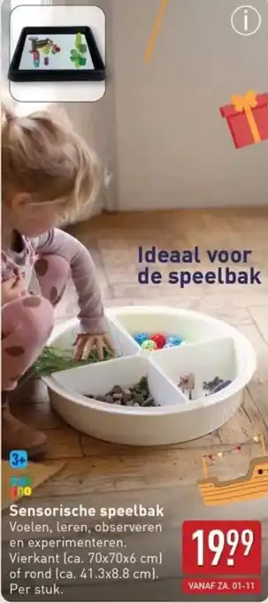 ALDI Sensorische speelbak aanbieding