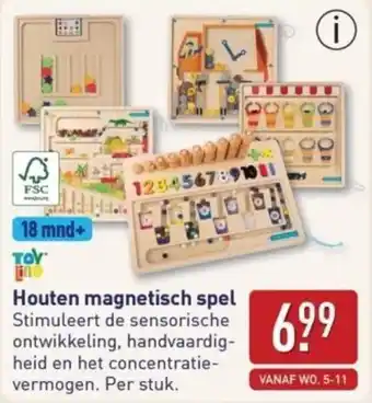 ALDI Houten magnetisch spel aanbieding