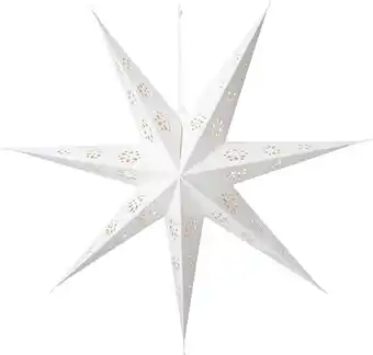 Intratuin Intratuin kerstster wit met verlichting D 60 H 10 cm aanbieding