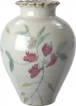 Intratuin Intratuin vaas Harry crème D 22 H 30 cm aanbieding