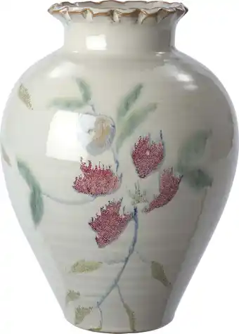 Intratuin Intratuin vaas Harry crème D 22 H 30 cm aanbieding