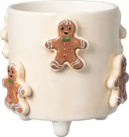 Intratuin Intratuin bloempot op poten Jiya koekman crème D 13 H 11 cm aanbieding