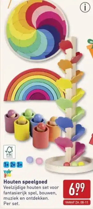 ALDI Houten speelgoed aanbieding