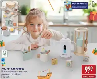 ALDI Houten keukenset aanbieding