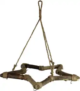 Intratuin Dijk Natural Collections kersthanger ster D 58 H 3,5 aanbieding